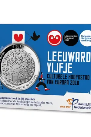 Zwrot pieniędzy 5 Euro 2018 Leeuwarden BU Coincard