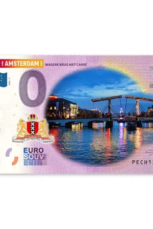 0 Euro Biljet "Magere Brug en Carré" - kleur Szybka dostawa