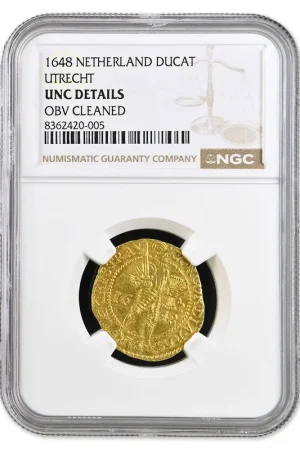 Autentyczny Gouden Dukaat Utrecht 1648