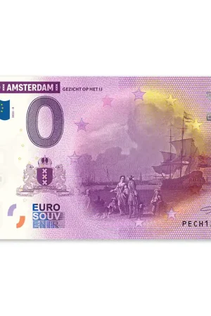Oferta limitowana 0 Euro Biljet "Gezicht op het IJ"