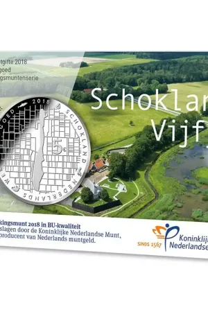 Tylko dziś 5 Euro 2018 Schokland BU Coincard