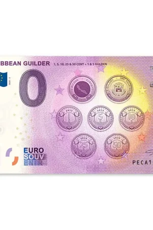 Oferta 0 Euro Biljet "Caribische Gulden - munten"