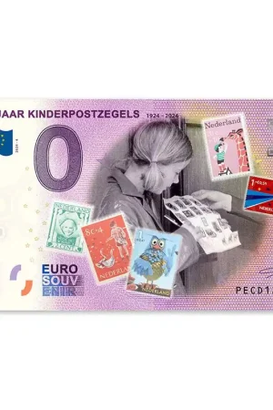 0 Euro Biljet "Kinderpostzegels" - kleur Nowość