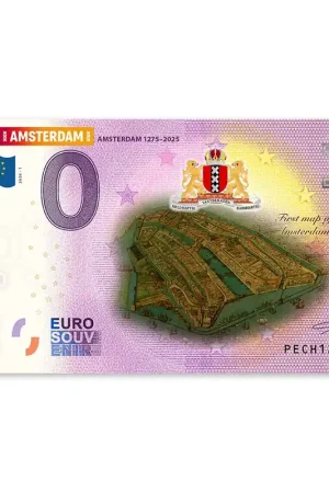 Zamów teraz 0 Euro Biljet "750 Jaar Amsterdam" kleur