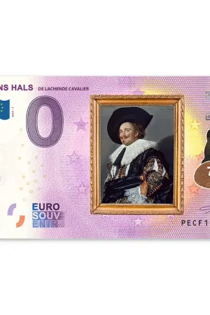 0 Euro Biljet "Frans Hals - De Lachende Cavalier" - kleur Wyprzedaż