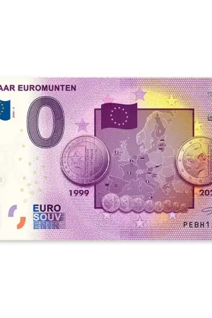 0 Euro Biljet "25 Jaar Euromunten" Oferta limitowana