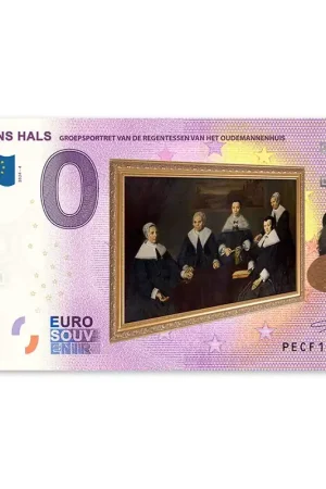 Premium 0 Euro Biljet Frans Hals - Groepsportret - kleur