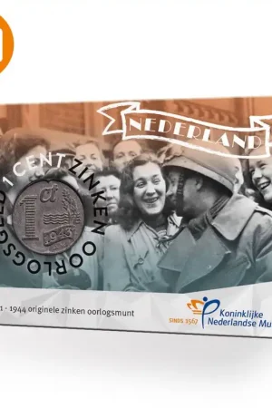 Popularny 75 jaar bevrijding 2020 in coincard