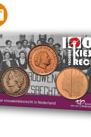 100 jaar vrouwenkiesrecht in Nederland 2019 in coincard Rabat