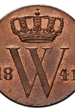 Szybka dostawa ½ Cent 1841 Willem II FDC