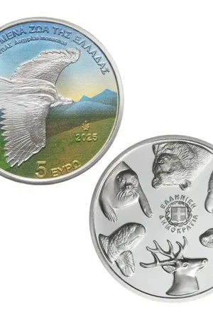 Popularny Griekenland 5 Euro "Monniksgier" 2025