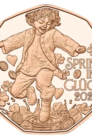 Darmowa dostawa Oostenrijk 5 euro "Spring in het Geluk" 2026 UNC