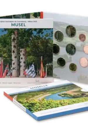 Ekspresowa dostawa Luxemburg BU Set 2025 met 2-Euro "Schuman" in foto-versie