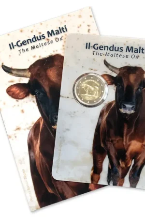 Oferta limitowana Malta 2 Euro "Maltezer Os" 2025 BU Coincard