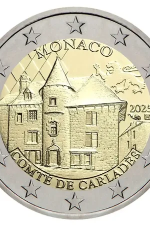 Monaco 2 Euro "Carladès" 2025 Rabat
