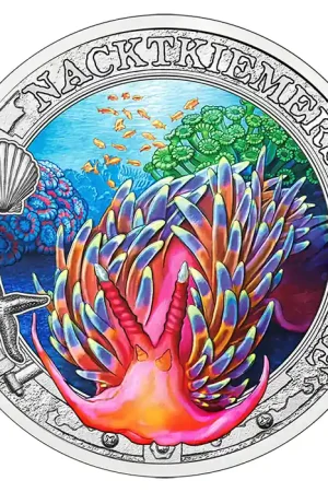 Oostenrijk 3 Euro "Zeenaaktslak" 2025 Wysoka jakość