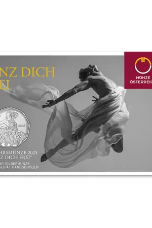 Tani Oostenrijk 5 Euro "Dansen" 2025 BU Zilver