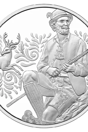 Premium Oostenrijk 10 Euro "Lederhosen" 2025 Zilver BU