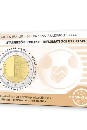Finland 2 Euro “State Visits of Finland – Diplomacy and Foreign Policy” – BU-kwaliteit (FI) Szybka dostawa