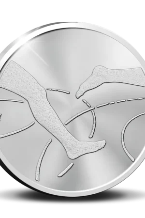 Finland 20 Euro “Finland-Sweden Athletics International 100 years” 2025 – Zilver Proof Promocja