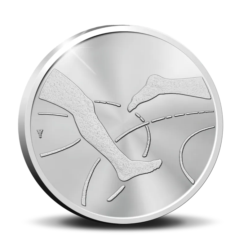 Finland 20 Euro “Finland-Sweden Athletics International 100 years” 2025 – Zilver Proof Promocja