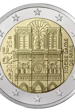 Frankrijk 2 Euro "Notre-Dame" 2025 UNC Niska cena