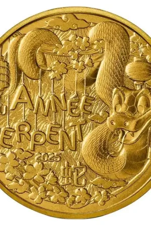 Frankrijk 0,25 Euro "Jaar van de Slang" 2025 Tani