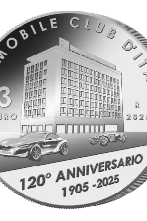 Wyprzedaż Italië 3 Euro "Automobile Club" 2025