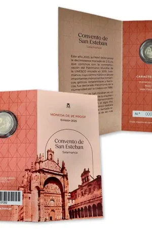 Autentyczny Spanje 2 Euro "Salamanca" 2025 Proof