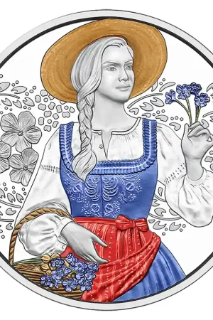 Oostenrijk 10 Euro "Dirndl" 2025 Zilver Proof Premium