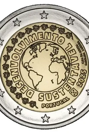 Niska cena Portugal 2 Euro "Duurzame Ontwikkeling" 2025 UNC