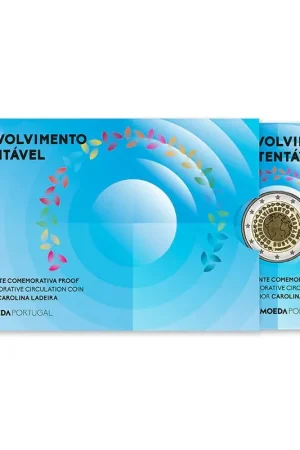 Portugal 2 Euro "Duurzame Ontwikkeling" 2025 Proof Popularny