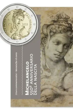 San Marino 2 Euro "Michelangelo" 2025 Nowość