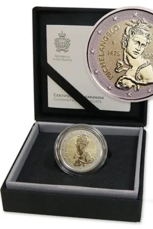 San Marino 2 Euro "Michelangelo" 2025 Reverse Proof Niska cena