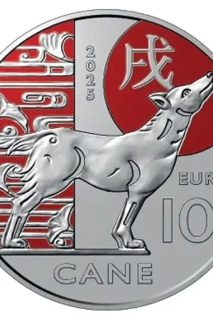 Ostatnia szansa San Marino 10 Euro "Jaar van de Hond" 2025