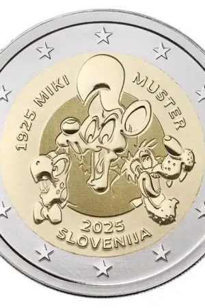 Premium Slovenië 2 Euro "Miki Muster" 2025 UNC