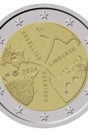 Najlepsza cena Finland 2 Euro "Architectuur" 2024 UNC