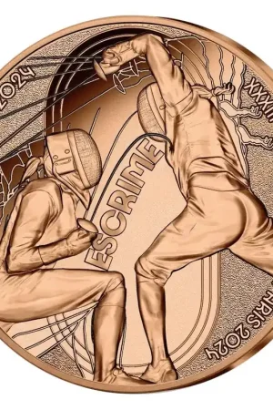 Promocja Frankrijk 0,25 Euro Schermen 2024