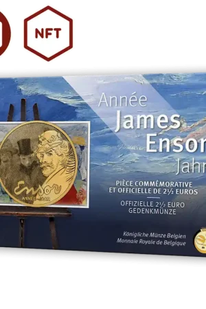 Kup teraz Belgie 2,5 euromunt 2024 James Ensor Jaar BU in coincard FR