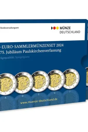 Duitsland 2 Euro Set Paulskirche 2024 Proof Wyprzedaż