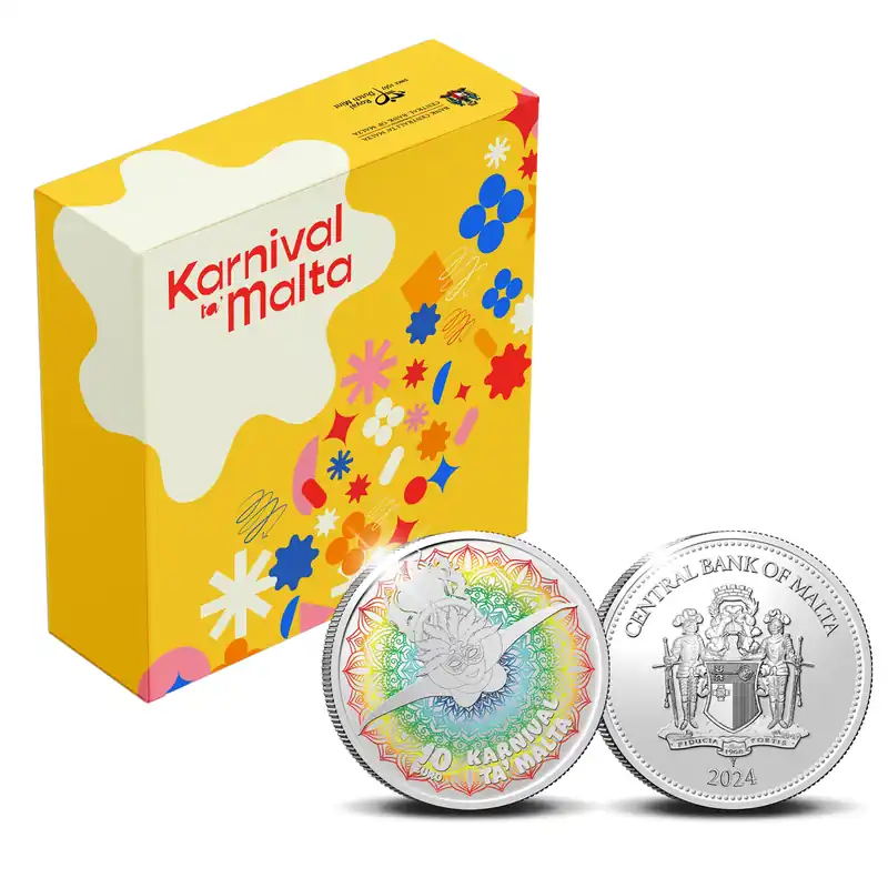Najlepsza cena Malta 10 euro 2024 Malta Carnaval Zilver Prooflike