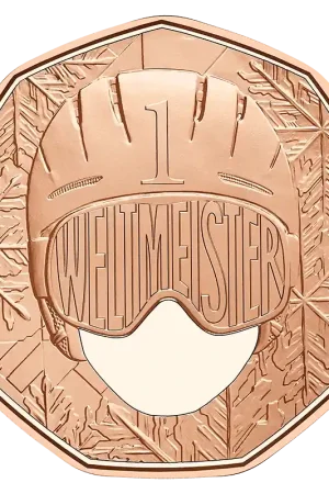 Oostenrijk 5 Euro "Alpineskiën" 2024 UNC Darmowa dostawa