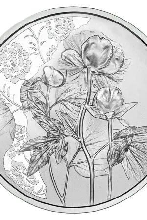 Oostenrijk 10 Euro "Pioenroos" 2024 BU Bezpieczna płatność