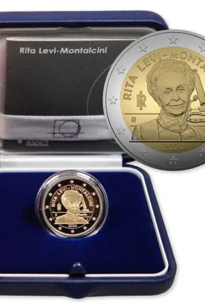 Italië 2 Euro "Levi-Montalcini" 2024 Proof Ekspresowa dostawa