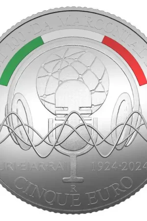Zwrot pieniędzy Italië 5 Euro "Marconi" 2024