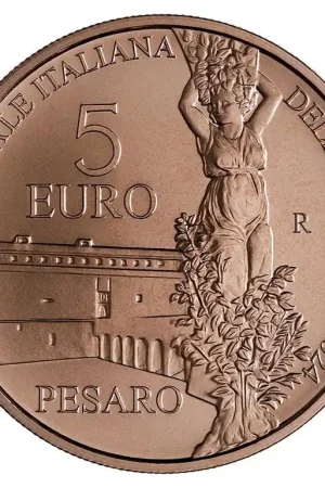 Italie 5 Euro Pesaro 2024 Wysoka jakość