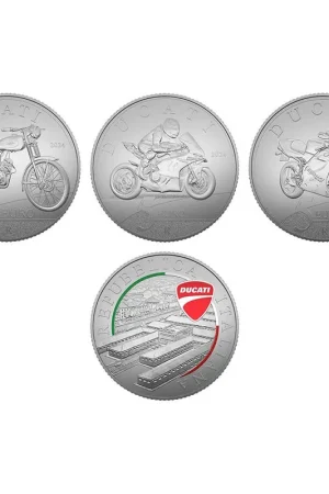 Italië 3 x 5 Euro "Ducati" 2024 Zamów teraz
