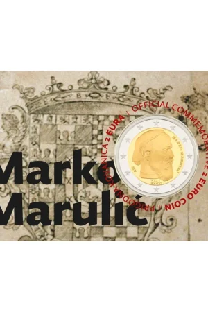Tani Kroatië 2 Euro "Marulić" 2024 Coincard