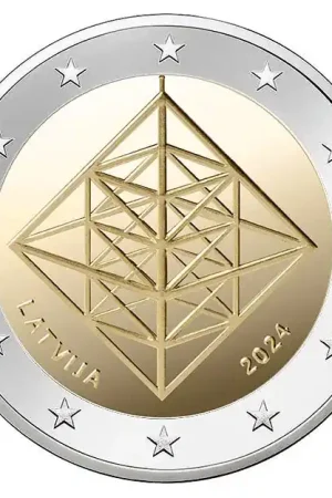 Letland 2 Euro "Puzuris" 2024 Nowość