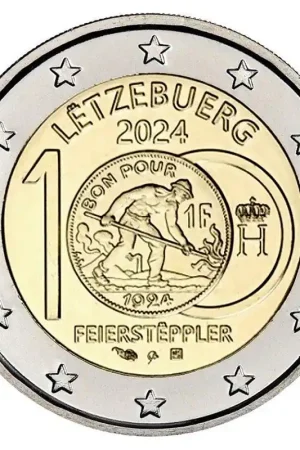 Oferta Luxemburg 2 Euro Frank 2024 UNC